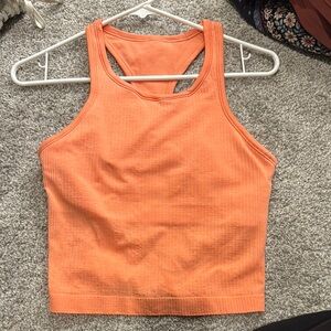lululemon ebb to street cropped racerback top
